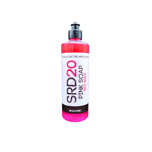 SRD20 Pink Boat soap 16oz bottle