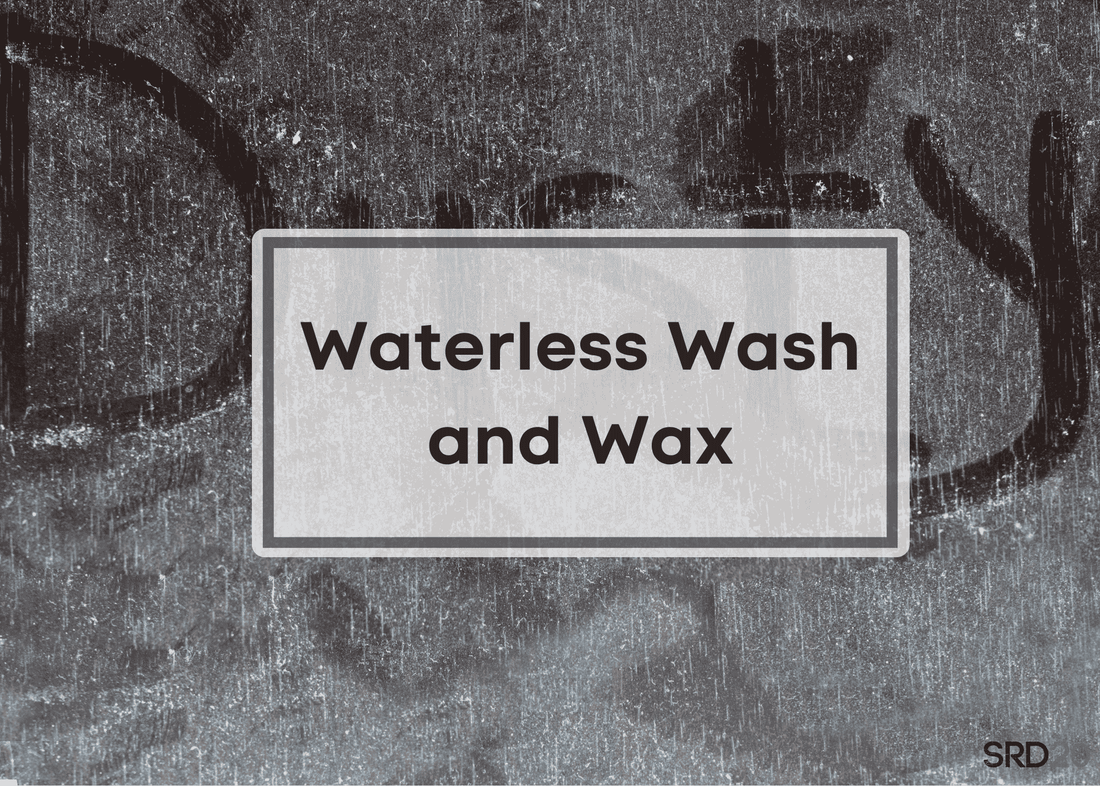 Waterless Wash and Wax Dusty surface