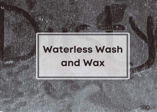 Waterless Wash and Wax Dusty surface
