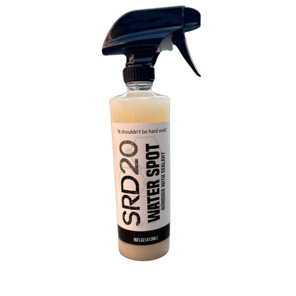 SRD20 Water Spot remover with sealant boat detailing