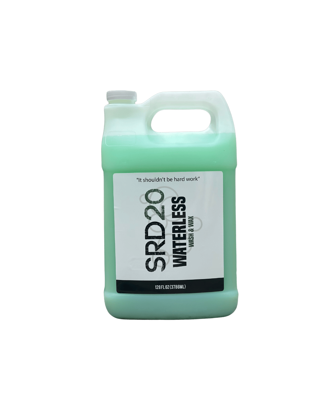1 gallon Jug of Waterless Wash and Wax with no background
