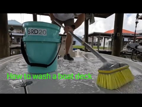 SRD20 Pink Boat Soap best boat wash how to use video